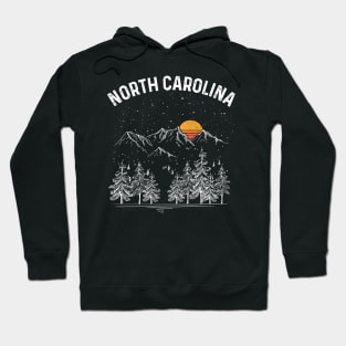 Vintage Retro North Carolina State Hoodie